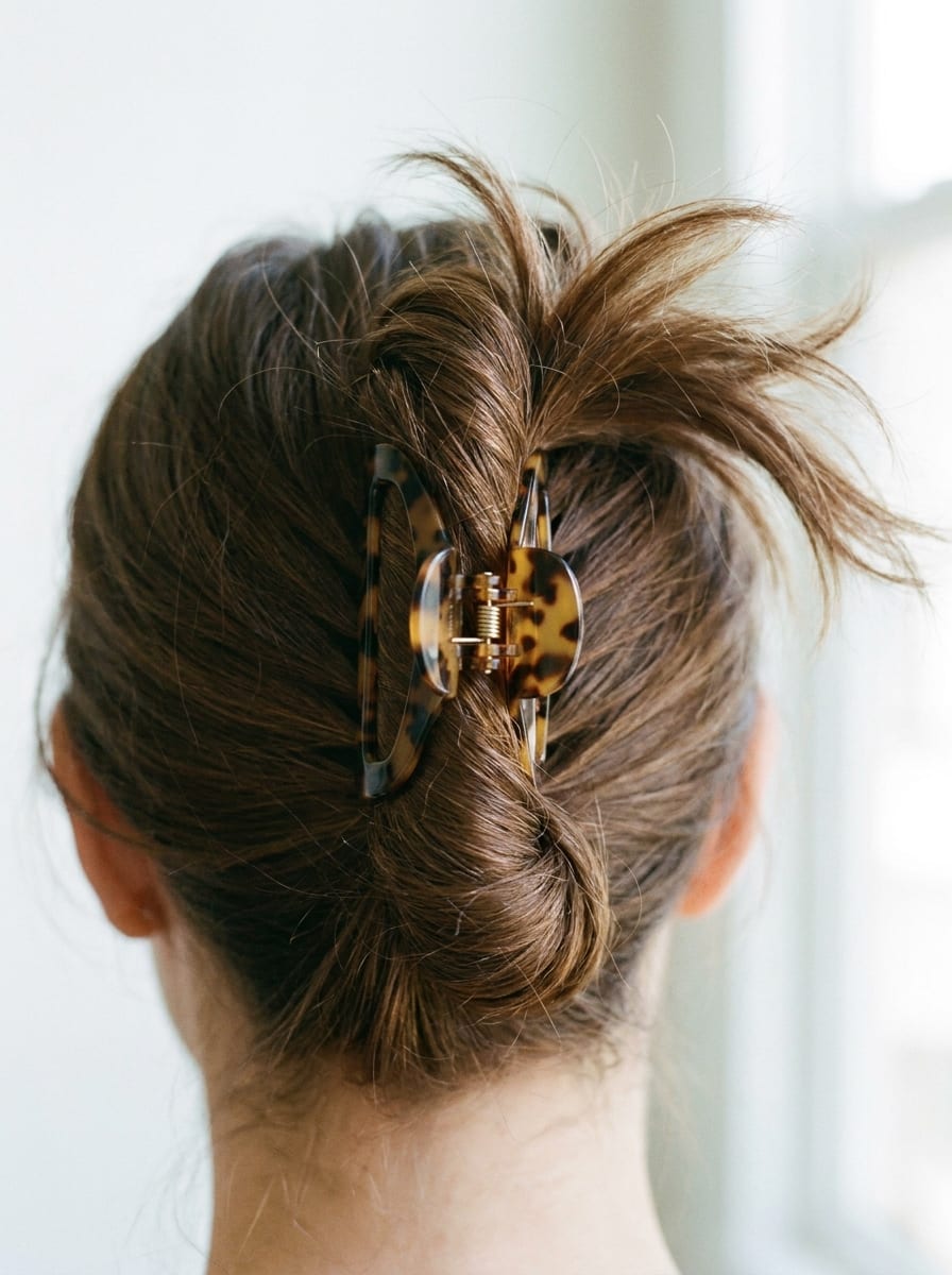 Klassischer Claw Clip Twist - Claw Clip Frisur